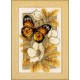 Метелик в квітах Набір для вишивання хрестиком Vervaco PN-0144770