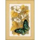Метелик в квітах Набір для вишивання хрестиком Vervaco PN-0144802