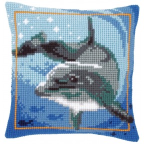 Дельфин Набор для вышивания крестом (подушка) Vervaco PN-0021528