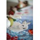 Снежный заяц и снегирь (дорожка на стол) Набор для вышивания
