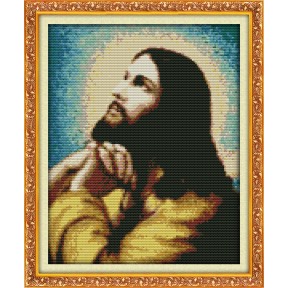 Проповедь Христа(1) Набор для вышивания крестом с печатной схемой на ткани Joy Sunday R241-1