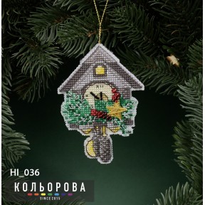 Загадай желание Набор для вышивки новогодней игрушки ТМ КОЛЬОРОВА НІ_036