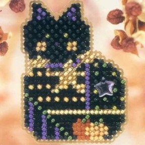 Зачарованный котенок Набор для вышивания крестом Mill Hill MHAH43