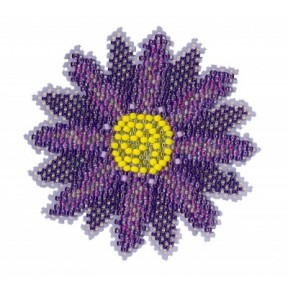Фіолетова квітка Набір для вишивання хрестиком Mill Hill MH212212
