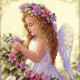 Набір для вишивання Dimensions 35229 Passion Flower Angel фото