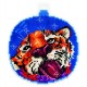 Куля тигр Набір для вишивання на пластиковій канві Alisena 8051а