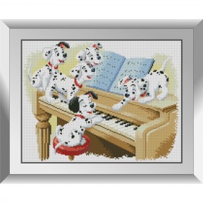 Далматинцы на пианино Набор алмазной живописи Dream Art 31883D