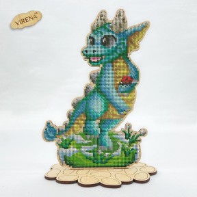 Весенний дракон Набор для вышивки бисером на деревянной основе