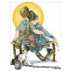 Влюбленные Канва с нанесенным рисунком для вышивки крестом Світ
