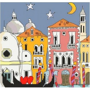 Венеция Канва с нанесенным рисунком для вышивки крестом Світ