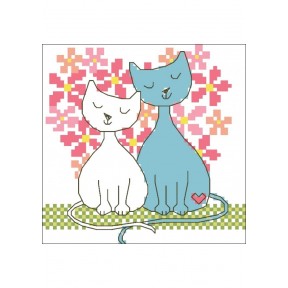 Коты Набор для вышивания крестом Світ можливостей 10.006СМД фото