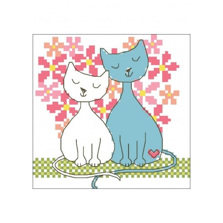 Коты Набор для вышивания крестом Світ можливостей 10.006СМД фото
