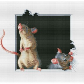 Мишки шкідниці Набір для вишивання хрестиком Світ можливостей