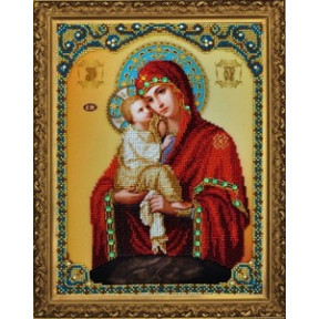 Набор для вышивания Картины Бисером Р-187  Икона Божией Матери
