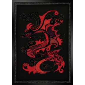 Набор для вышивки крестом Риолис 1229 Красный дракон