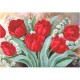 Набір для вишивання бісером Червоні тюльпани. СКВ-179ч