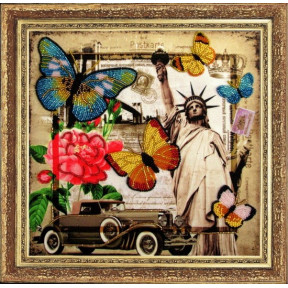 Набор для вышивания бисером Butterfly 111 Привет из Америки
