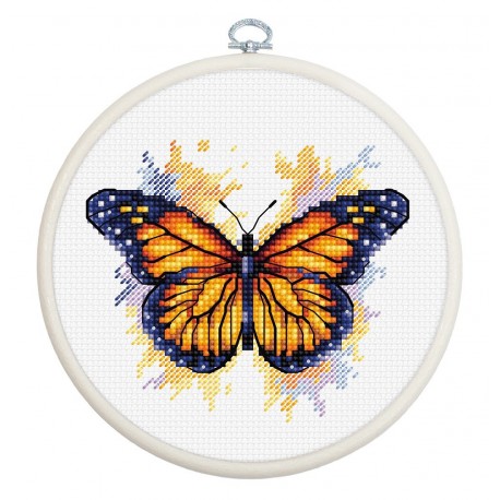 Метелик Монарх Набір для вишивання хрестиком Luca-S BC102 фото