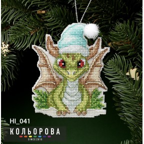 Год дракона Набор для изготовления пластиковой игрушки ТМ КОЛЬОРОВА НІ_041