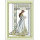 Зимний ангел Набор для вышивания крестом с печатной схемой на ткани Joy Sunday R884