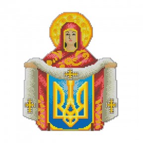Свята Покрова з гербом Набір для створення мрушки хрестиком на