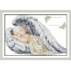 Метрика-Ангел Набор для вышивания крестом с печатной схемой на ткани Joy Sunday K777