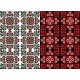 Канва с нанесенным рисунком для вышивки бисером и нитками на водорастворимом клеевом флизелине ФЛ230фн2030