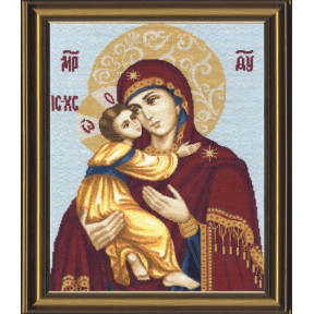Набор для вышивки Золотое Руно ПИ-010 Владимирская икона Божьей Матери