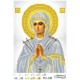 Схема картины Икона Божией Матери Умягчение злых сердец (Семистрельная) для вышивки бисером на ткани ТО139пн1622