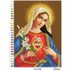 Схема картины Икона Открытое Сердце Марии для вышивки бисером на ткани ТО078пн2332