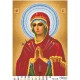 Схема картины Икона Божией Матери Умягчение злых сердец (Семистрельная) для вышивки бисером на ткани ТО116пн3143
