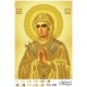 Схема картины Икона Божией Матери Умягчение злых сердец (Семистрельная) для вышивки бисером на ткани ТО140пн1622