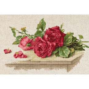 Набор для вышивки Luca-S BL22411 Красные розы фото