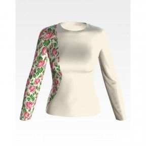 Набір для вишивки жіночої блузки бісером Ніжні троянди БЖ168кМннннk
