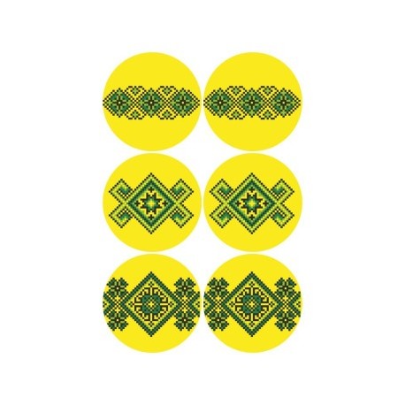Набор для вышивания нитками Барвиста Вышиванка Украинские узоры 23х34 ТР692пн2334i