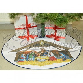 Схема Пошита спідничка під ялинку Різдвяний вечір для вишивки бісером і нитками на тканині ТР162аБ9999
