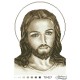 Схема картины Иисус бежевый для вышивки бисером на ткани ТО027пн3545
