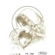 Схема картины Мария с ребенком бежевая для вышивки бисером на ткани ТО016пн3545