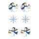 Набір для вишивки бісером Барвиста Вишиванка Серія: Сніговики-Колядники 21х33 ТР607ан2133k