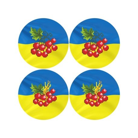 Набор для вышивания бисером Барвиста Вышиванка С Украиной в сердце 31х31 ТР656ан3131k