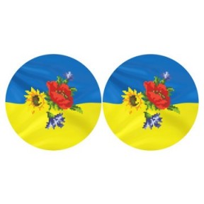 Набір для вишивки нитками Барвиста Вишиванка З Україною в серці 37х18 ТР679ан3718i