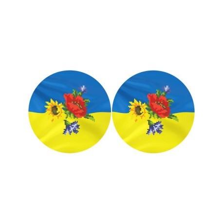 Набор для вышивания нитками Барвиста Вышиванка С Украиной в сердце 37х18 ТР679ан3718i