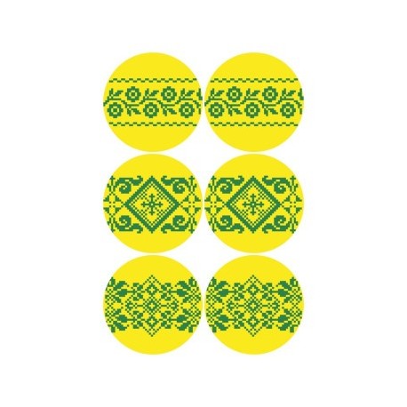 Набор для вышивания нитками Барвиста Вышиванка Украинские узоры 23х34 ТР695ан2334i