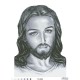 Схема картины Иисус серый для вышивки бисером на ткани ТО004пн4560