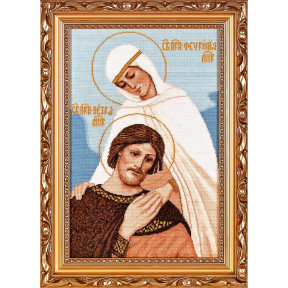 Набор для вышивки крестом Alisena 1081а Петр и Феврония фото