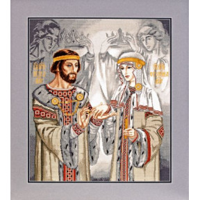 Набор для вышивки крестом Alisena 1089а Петр и Феврония фото