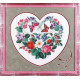 Набор для вышивки крестом Alisena 1113а Викторианское сердечко