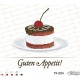 Схема картины Пирожное “Guten Appetit!” для вышивки бисером на габардине ТК094пн3328