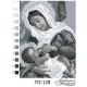 Схема картины Мария кормилица (черно-белая) для вышивки бисером на ткани ТО128пн1419