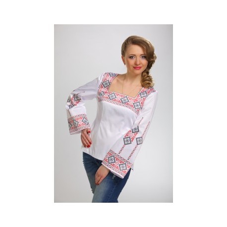 Набор для вышивки бисером Барвиста Вышиванка заготовки женской блузки – вышиванки 20769 БЖ078пБннннk